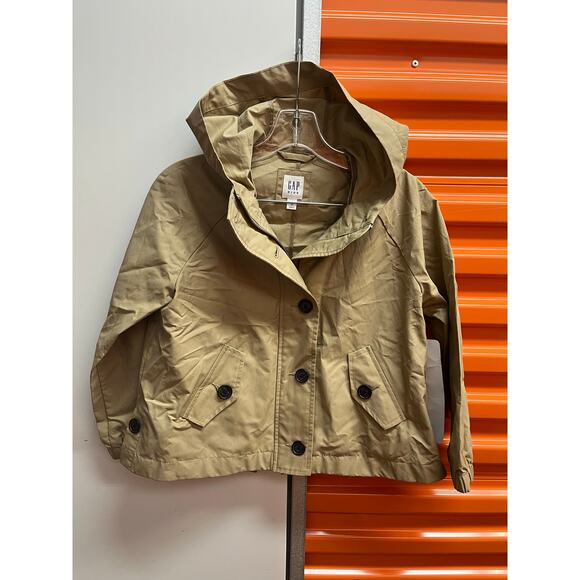Gap - Kids Anorak Trench Coat / M(8) / Khaki / NWOT - Picture 2 of 5